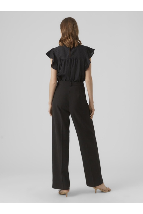 Vero Moda vmtrine sl lace top wvn noos